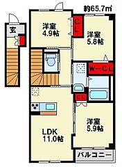 物件の間取り