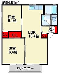 物件の間取り