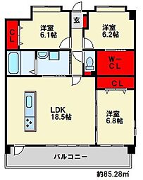 ニューガイアソラーレ下曽根 3階