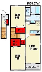 物件の間取り