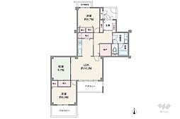 間取図画像 3LDK