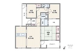 間取図画像 3LDK