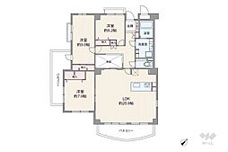間取図画像 3LDK