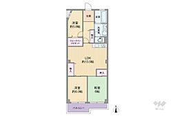 間取図画像 3LDK