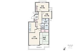 間取図画像 3LDK