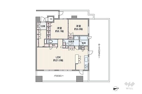 間取図専有面積...