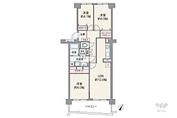 間取図画像 3LDK