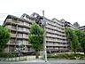 外観：千里台スカイハイツA棟の外観（北西側から）