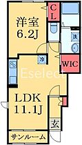 千葉県茂原市長尾（賃貸アパート1LDK・1階・43.61㎡） その2