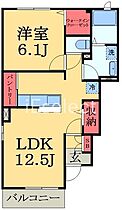 千葉県茂原市大芝３丁目（賃貸アパート1LDK・1階・44.93㎡） その2