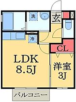 千葉県市原市五井西４丁目（賃貸アパート1LDK・1階・30.30㎡） その2