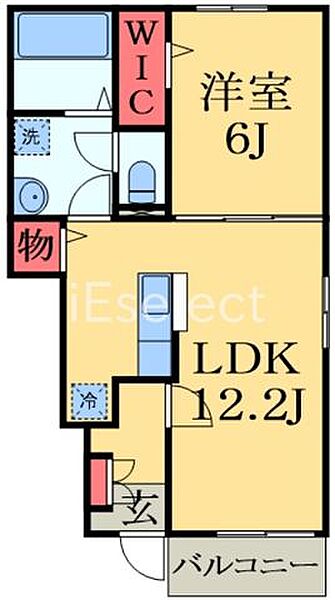 千葉県茂原市東茂原(賃貸アパート1LDK・1階・44.70㎡)の写真 その2