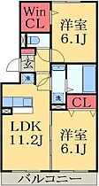 千葉県千葉市緑区あすみが丘東３丁目（賃貸アパート2LDK・1階・53.48㎡） その2