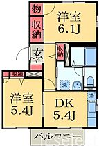 千葉県千葉市緑区あすみが丘３丁目（賃貸アパート2K・1階・34.11㎡） その2