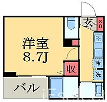 千葉県千葉市中央区末広４丁目（賃貸マンション1K・3階・25.87㎡） その2