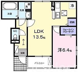 JR内房線 五井駅 バス6分 出津下車 徒歩8分の賃貸アパート 1階1LDKの間取り