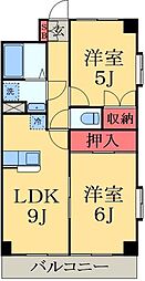ザエンプレス 2LDKの間取図画像