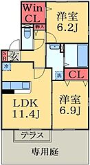 物件の間取り