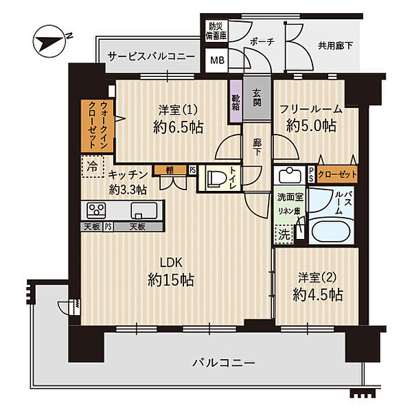 間取りを拡大表示