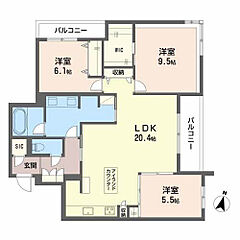 物件の間取り