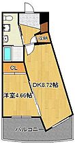 ＢＲＩＳ中井  ｜ 福岡県北九州市小倉北区中井5丁目（賃貸マンション1DK・3階・33.06㎡） その2