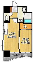 ＢＲＩＳ中井  ｜ 福岡県北九州市小倉北区中井5丁目（賃貸マンション1DK・7階・31.86㎡） その2