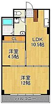 田町ビル  ｜ 福岡県北九州市小倉北区田町（賃貸マンション2LDK・9階・59.67㎡） その2