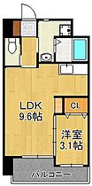 アンテス上到津  ｜ 福岡県北九州市小倉北区上到津4丁目（賃貸マンション1LDK・8階・31.89㎡） その2