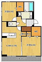 D-ROOM中井  ｜ 福岡県北九州市小倉北区中井1丁目（賃貸アパート2LDK・2階・67.54㎡） その2