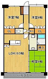 シャトレ大手町Ｓ棟 6階