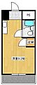 歯大前スカイマンション4階2.4万円