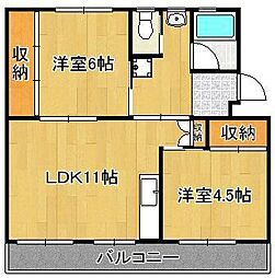 ビレッジハウス日明2号棟 2階