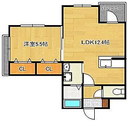 ラ・コルダ中井 2階/-