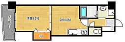 サンシャイン真鶴リバーサイド 1DKの間取図画像