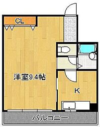 ACEビル 1Kの間取図画像