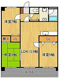 パストラール 4階/-
