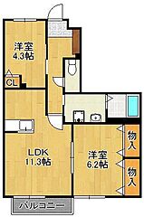 物件の間取り
