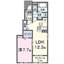 アイリス東郷  ｜ 愛知県愛知郡東郷町春木台4丁目（賃貸アパート1LDK・1階・50.14㎡） その2