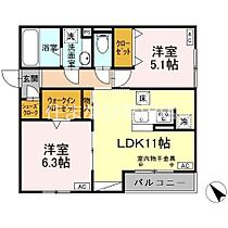 GRAND D-ROOM 花園  ｜ 愛知県豊田市花園町前田（賃貸アパート2LDK・1階・54.08㎡） その2