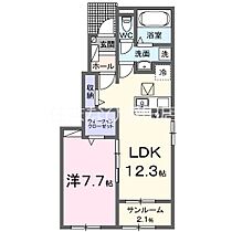 オリーブI  ｜ 愛知県豊田市若林東町石根（賃貸アパート1LDK・1階・50.14㎡） その2