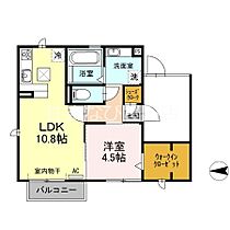 ビオス  ｜ 愛知県豊田市広川町8丁目（賃貸アパート1LDK・1階・42.63㎡） その2