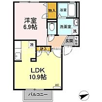 サニーコート保見南山　Ｂ棟  ｜ 愛知県豊田市保見町中三戸口（賃貸アパート1LDK・2階・42.00㎡） その2