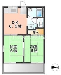 間取図画像 2DK