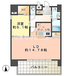(仮称)豊田駅前新築ビル 1LDKの間取図画像