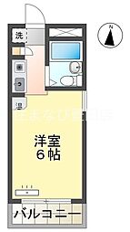 ソレイユ豊田 ワンルームの間取図画像