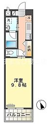 メゾンドビジェ 1Kの間取図画像