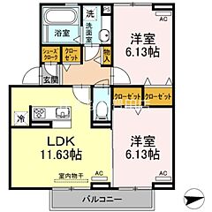 物件の間取り