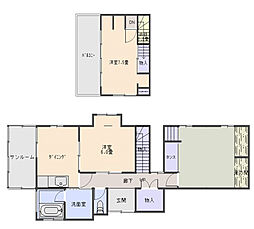 文京戸建貸家 3DKの間取り