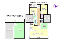 シェフォール富田 3LDKの間取図画像