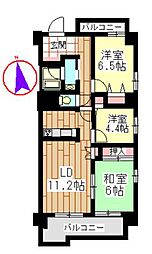 間取図画像 2SLDK